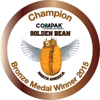 Golden Beans Award Winner Bronze 2015