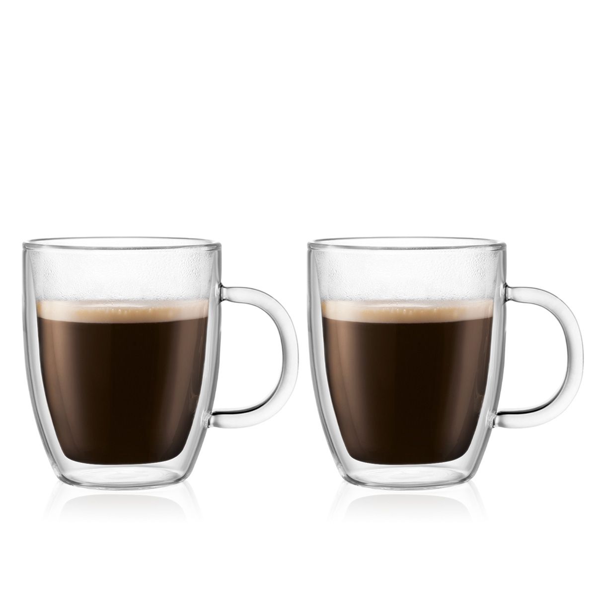 2PC 5oz set - Bodum Bistro Double Wall Espresso Mug: ifyoulovecoffee