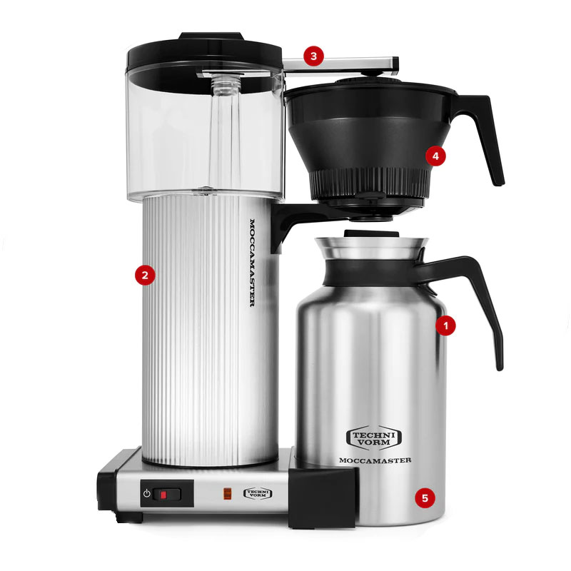 Moccamaster CDT Grand Office Coffee Maker Details
