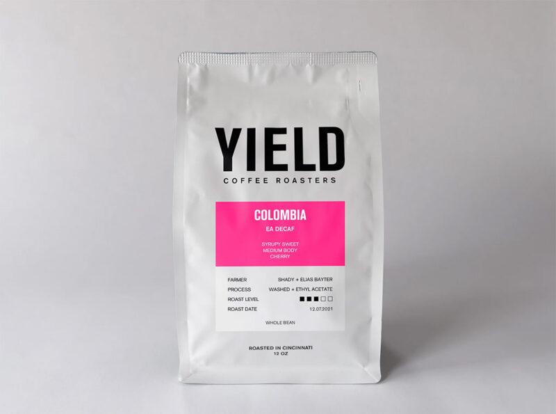 Yield Coffee Columbia Washed EA Decaf