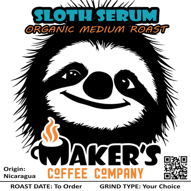 Sloth Serum Nicaragua Organic Medium Roast