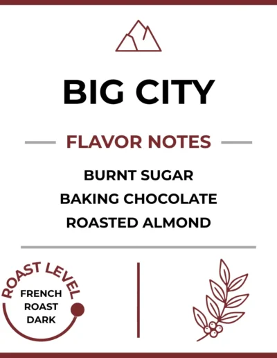 Big City Joe Coffee Tasting Notes